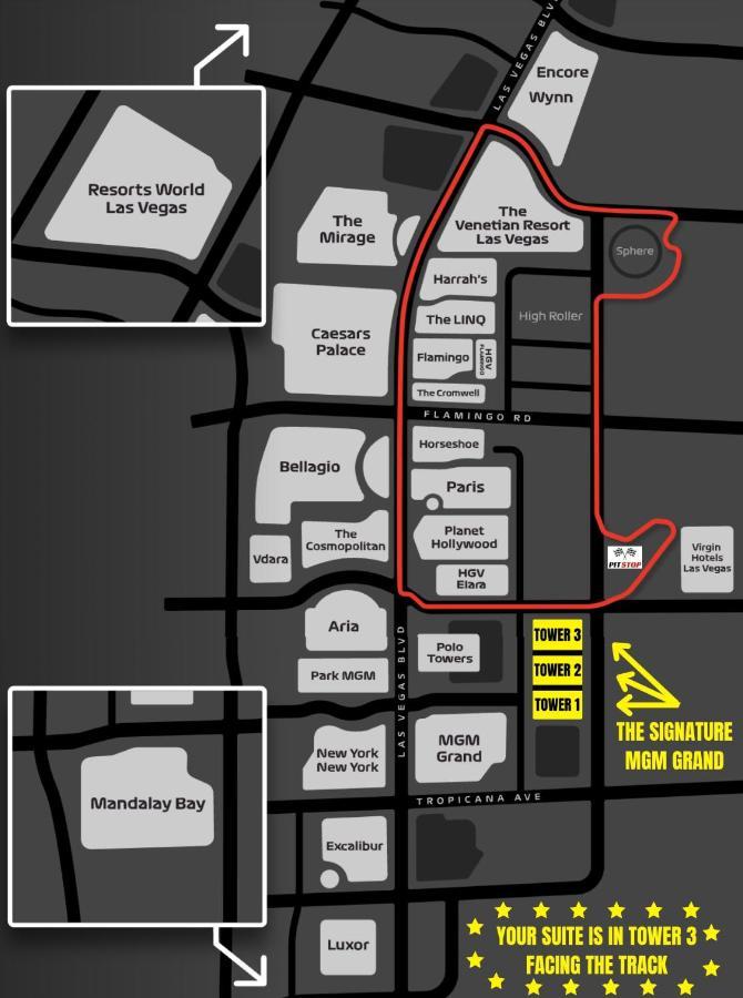 No Resort Fees-Mgm Stripview-Jacuzzi-Formula 1 Track View 拉斯维加斯 外观 照片